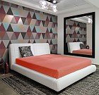 Простыня на резинке «Абрикос» (размер 140х200+20 см, бязь)