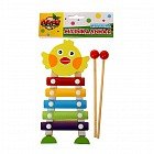 Игрушка музыкальная металлофон «Цыплёнок», 5 тонов