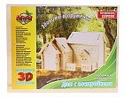 Конструктор деревянный 3D «Домик и постройки»