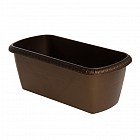 Балконный горшок «Le Jardin», 40 см, цвет коричневый