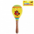 Игрушка музыкальная маракас «Машенька и медведь»