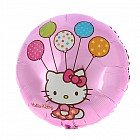Шар фольгированный «Hello Kitty», круг 18"