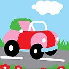 Канва с нанесенным рисунком