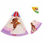 Пазл малый треугольный «Медведь в цирке», 3 элемента