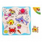 Рамка-вкладыш «В синем море» в волнистой рамке, 6 элементов