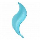 Шар фольгированный «Пастель Blue», зигзаг 28"