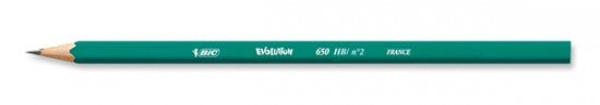 Карандаш пластиковый BIC «Evolution 650» НВ, шестигранный корпус