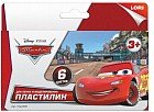 Пластилин «Тачки», 6 цветов