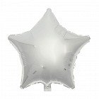 Шар фольга «Звезда», 18" Металл (серебро б/рис)