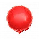 Шар фольга «Круг», 9" Металл (красный б/рис)