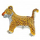 Шар фольга «Леопард черные пятна», 12"