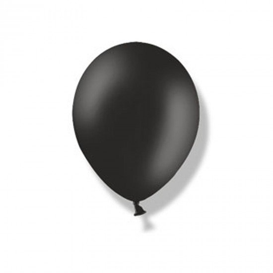 Шар латекс «Пастель» Black, 12