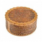 Шкатулка  «Пейзаж с церковью»