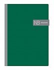 Тетрадь с магнитной закладкой А5 «One Color», 120 листов, клетка, зеленый