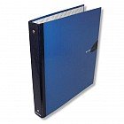 Папка на 4х кольцах А4 «Work inside», синий