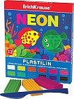 Пластилин мягкий «Neon», 12 цветов, со стеком