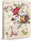 Записная книжка «Букет и Эйфелева башня», 80 листов