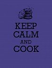 Книга для записи рецептов "KEEP CALM and COOK"
