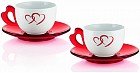 Набор чашек с блюдцами «Love», 2 штуки