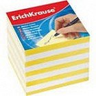 Блок для записей «ErichKrause», желтый, 9х9х9 см