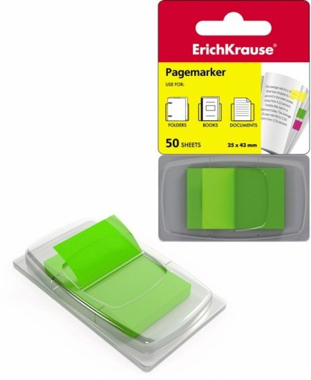 Пластиковые флажки с клеевым краем «ErichKrause»