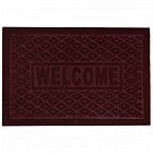 Коврик придверный «Welcome. Ромбы» без окантовки, цвет в ассортименте