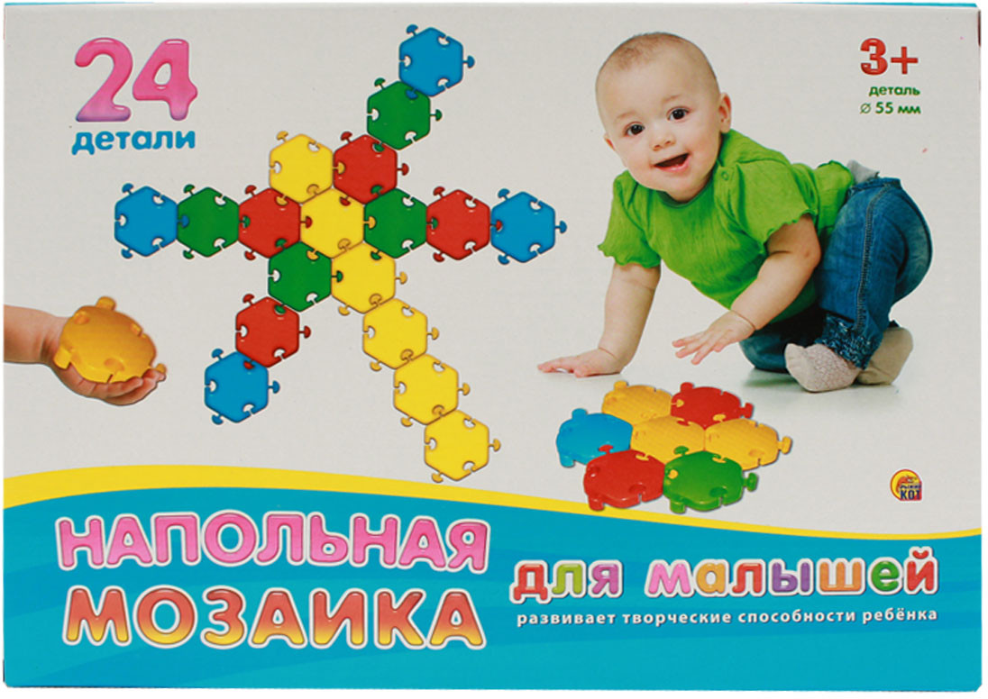 Мозаика напольная для малышей (24 деталей) | Рыжий кот