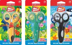 Ножницы пластиковые «Artberry. Wild Friends», 12 см