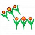 Ограждение «Красная ромашка»