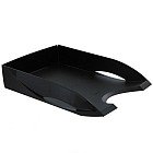 Лоток для бумаг горизонтальный «Rainbow», черный