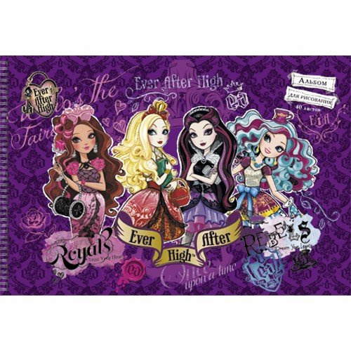 Альбомы для рисования «Ever After High. Школа стиля», 40 листов | Ever After High | Канц-Эксмо