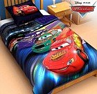 Одеяло панно «Тачки» (1,5 спальное, искусственный лебяжий пух, 140х205 см)