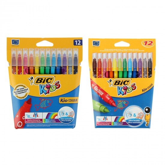 Фломастеры «Kids Kid couleur», 12 цветов