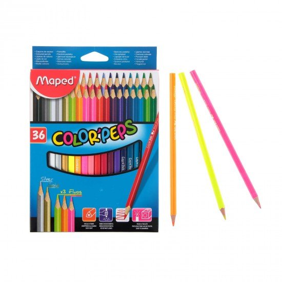 Карандаши «Color'Peps», 36 цветов