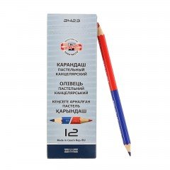 Карандаш двухцветный синий-красный