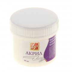 Краска акриловая, белая