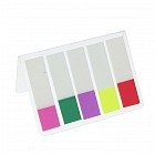 Блок-закладки с липким краем 20 листов, 5 цветов