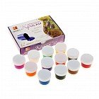 Краски акриловые, 12 цветов, художественные