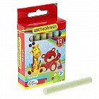 Мел школьный круглый «CALLIGRATA», 12 цветов