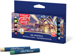 Пастель масляная 10 цветов «Metallic. Creative Line»