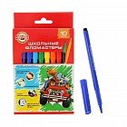 Фломастеры трехгранные «Веселые животные», 10 цветов