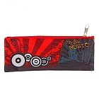 Пенал мягкий К-2 «Music», одно отделение, плоский
