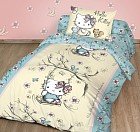 Детский комплект постельного белья «Hello Kitty» (1,5-спальный, ранфорс, 1 наволочка 70х70)