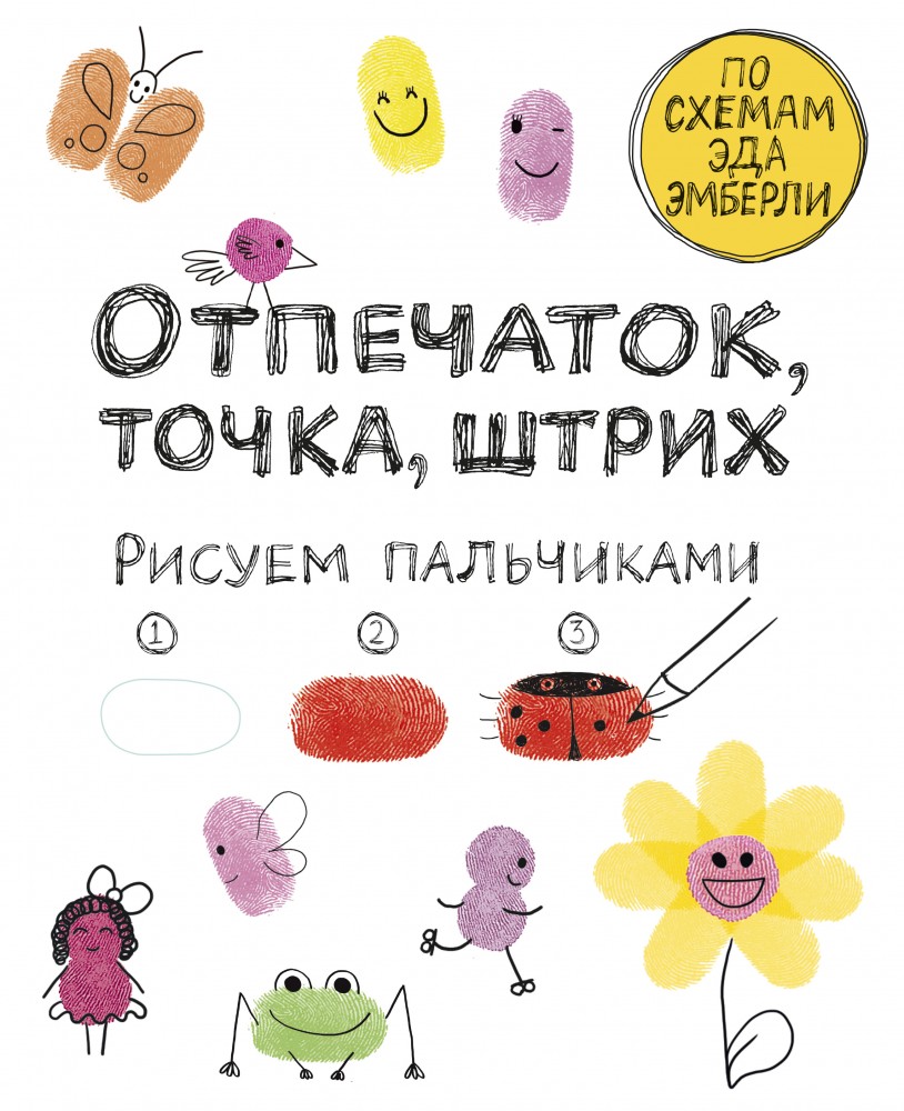 Отпечаток, точка, штрих. Рисуем пальчиками | Детство