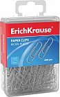 Скрепки металлические Erich Krause, 200 шт, 28 мм