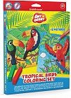 Набор для творчества «Tropical Birds Coloring Set Artberry»