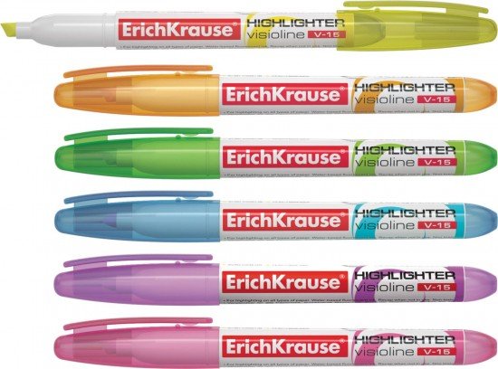 Маркер-текстовыделитель «V-15», желтый