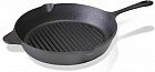 Чугунная сковорода - гриль (30х6 см)