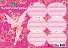 Расписание уроков А4 «Tink Pink»
