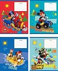 Тетрадь «Mickey Club House Drive», 12 листов, линейка, цвет в ассортименте